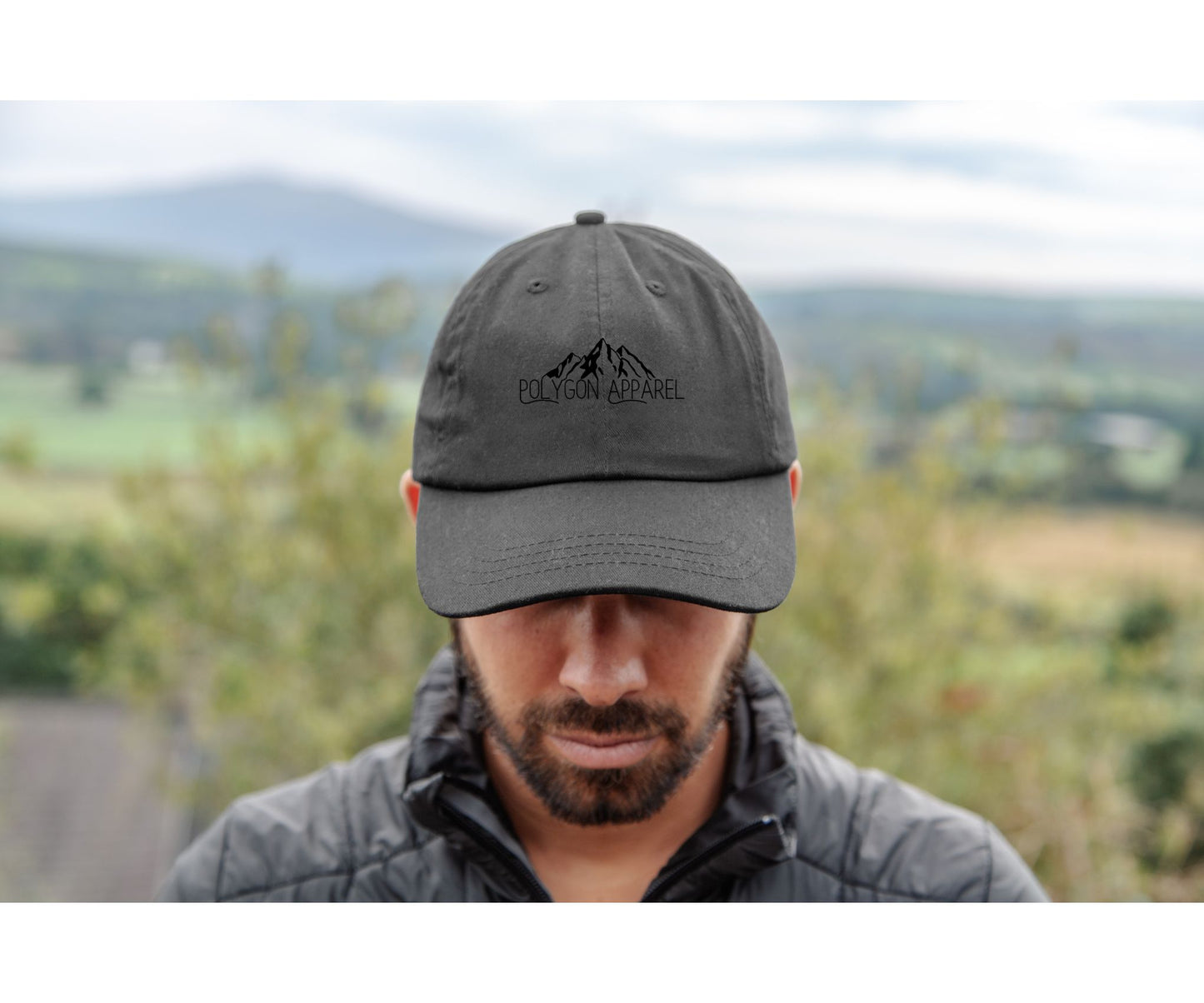 Polygon Apparel Custom Embroidered Baseball Hat