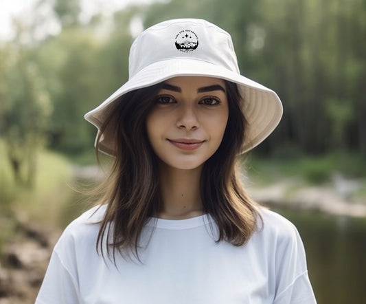 "Time for Adventure" Custom Embroidered Bucket Hat