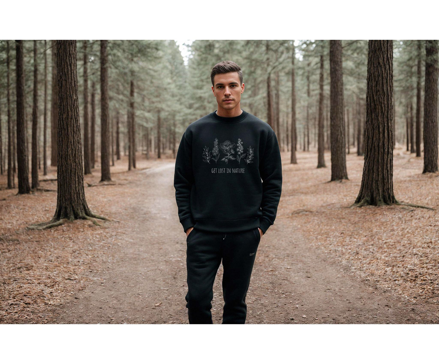 Eco-Friendly Nature Sweatshirt (Dark)